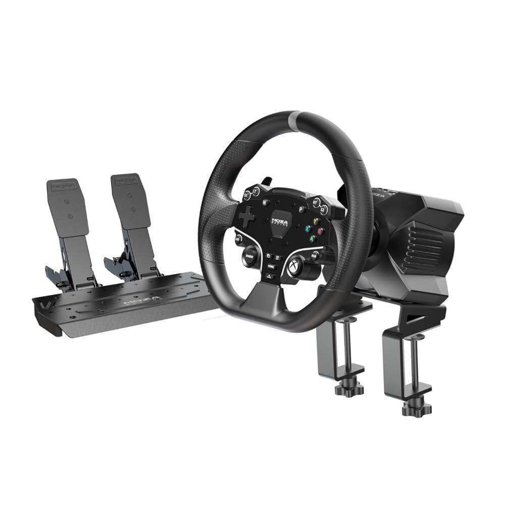 Moza Racing R3 Racing Bundle Τιμονιέρα με Πετάλια για PC / XBOX One / Xbox Series X/S - Image 1
