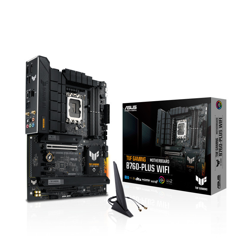 Asus TUF Gaming B760-Plus WIFI Motherboard ATX με Intel 1700 Socket 90MB1ER0-M0EAY0 - Image 1