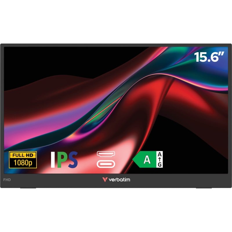 verbatim-monitor-portable-156-full-hd-usb-c-light-series Verbatim Monitor Portable 15.6" Full-HD USB-C LIGHT Series - Image 1