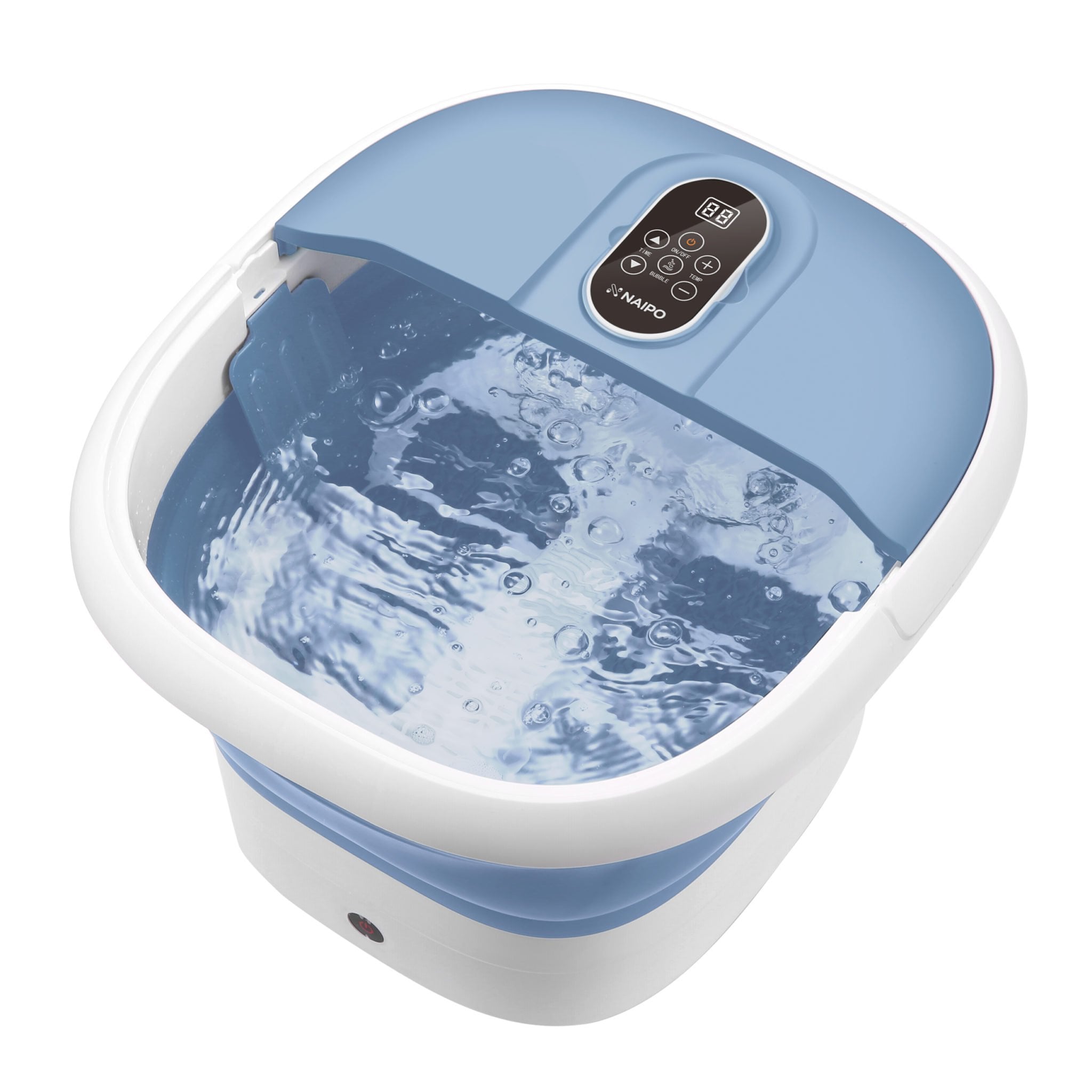 1 COLLAPSIBLE FOOT SPA WITH MASSAGE ROLLERS, HEAT, AND BUBBLES - Image 1