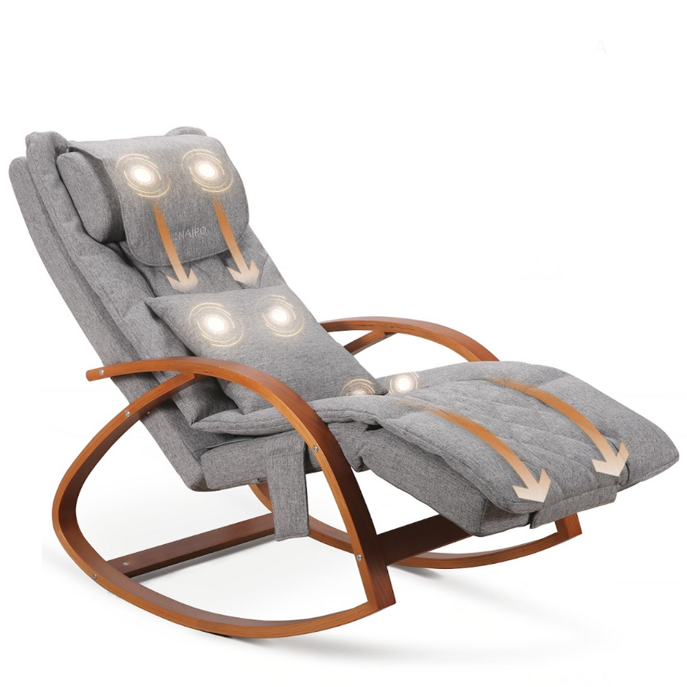 Naipo_Rocking_Chair_MGG-2300P_2 MASSAGE WOODEN ROCKING CHAIR - Image 1