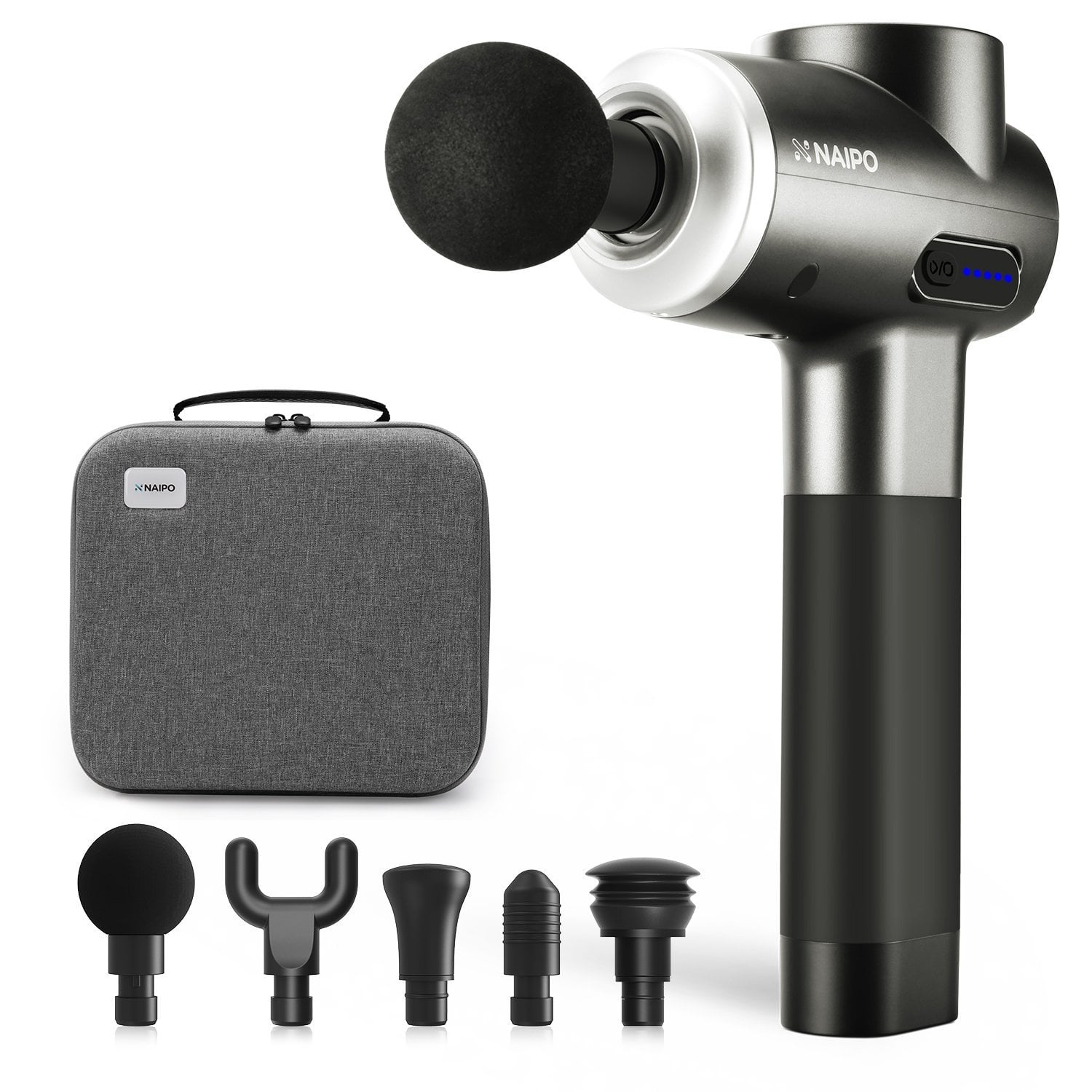 naipo-massage-gun-deep-tissue-muscle-percussion-massager-841807 MASSAGE GUN DEEP TISSUE MUSCLE PERCUSSION MASSAGER - Image 1