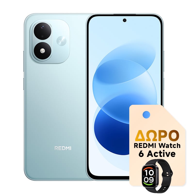 a1de2117-7ce8-451f-9875-fb950db89561 REDMI Note 17 5G 6/128GB Sky Teal & ΔΩΡΟ Watch 6 Active - Image 1
