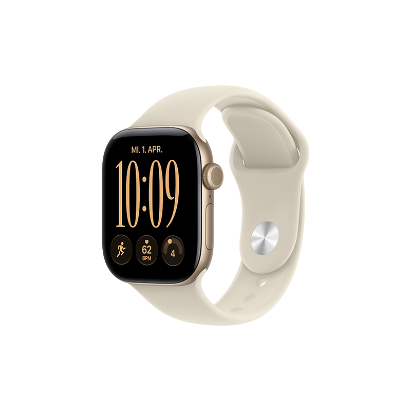 watch-apple-watch-series-12-2026-5g-42mm-light-gold-aluminium-case-with-sand-sport-band-s-m-light-gold Watch Apple Watch Series 12 (2026) 5G 42mm Light Gold Aluminium Case with Sand Sport Band S/M - Light Gold - Image 1